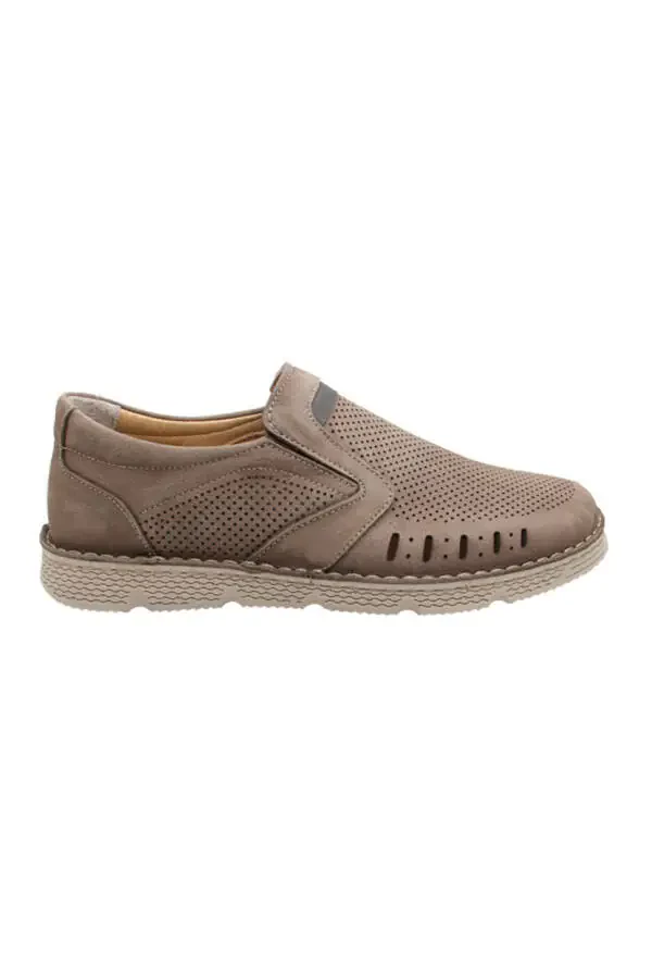 859 F-4001 MEN'S CASUAL SHOES - MINK NUBUCK - 1