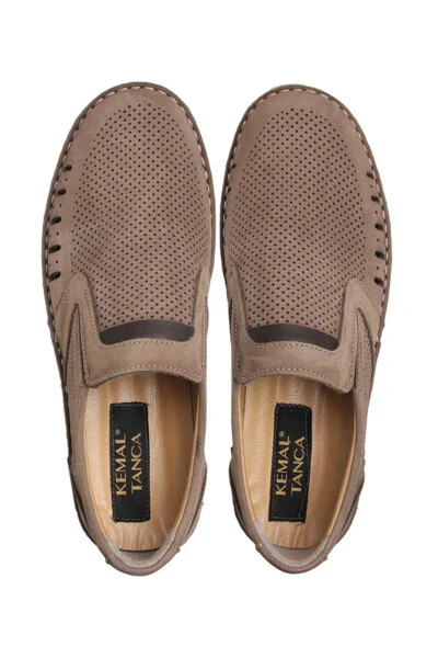 859 F-4001 MEN'S CASUAL SHOES - MINK NUBUCK - 4