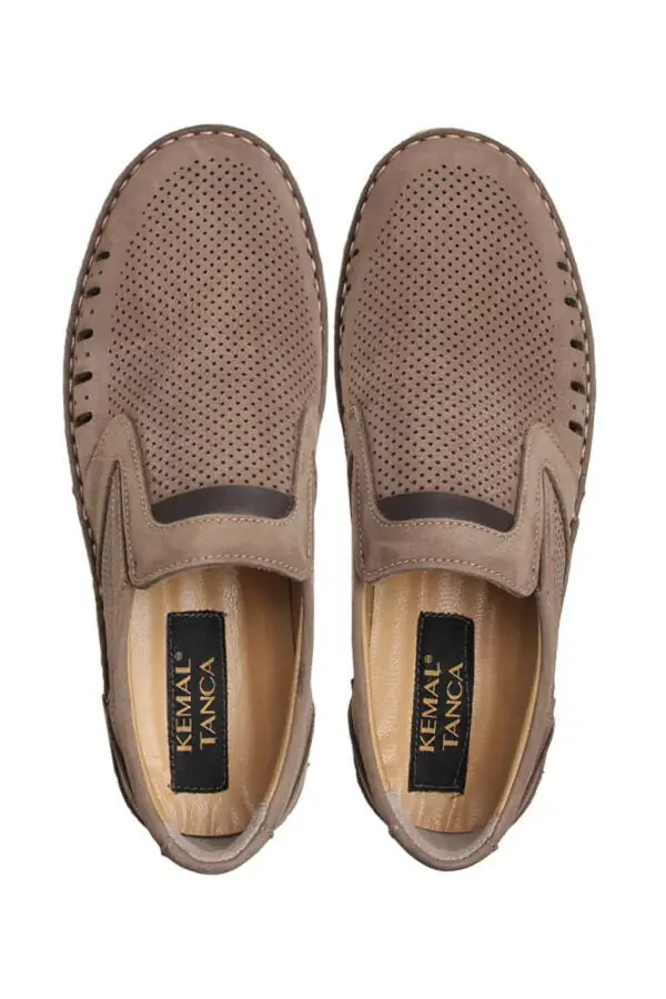 859 F-4001 MEN'S CASUAL SHOES - MINK NUBUCK - 4