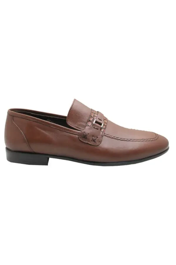 859 H-9401 MEN'S LEATHER LOAFER SHOES - 1