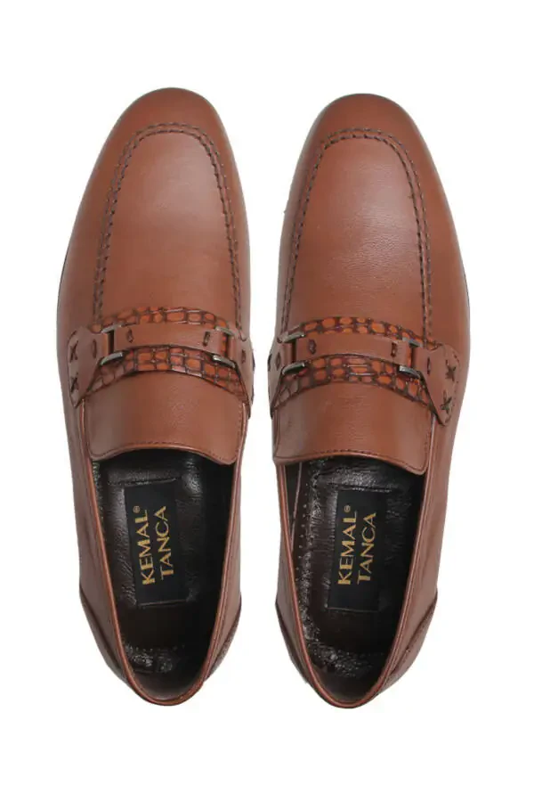 859 H-9401 MEN'S LEATHER LOAFER SHOES - 4