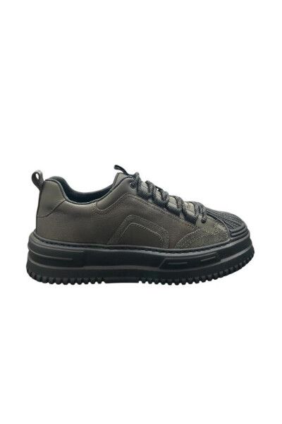 863 20326 ERKEK CASUAL AYAKKABI - HAKİ DERİ SÜET - 1