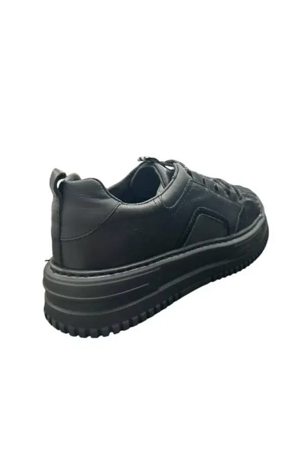 863 20326 MEN'S CASUAL SHOE-BLACK ANALINE SUEDE - 3