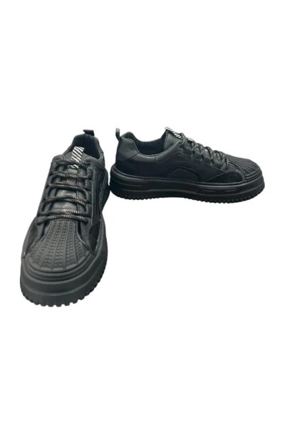 863 20326 MEN'S CASUAL SHOE-BLACK ANALINE SUEDE - 4