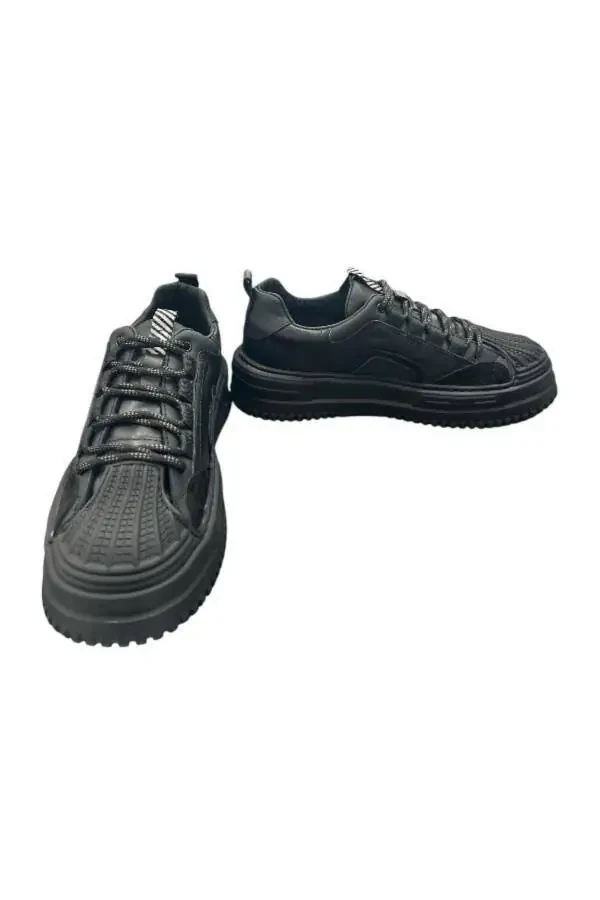 863 20326 MEN'S CASUAL SHOE-BLACK ANALINE SUEDE - 4