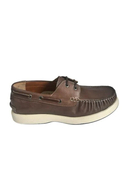 863 21281-1 MEN CASUAL SHOES-COFFEE - KEMAL TANCA