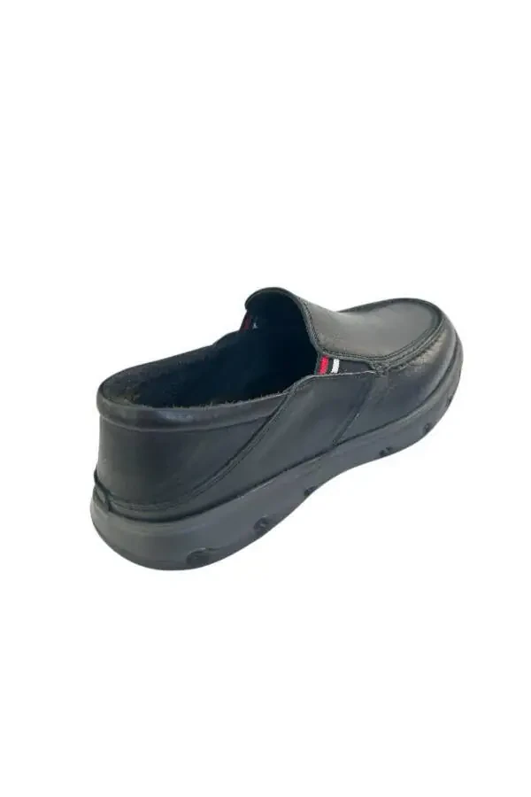 863 21396-1 MEN CASUAL SHOES-BLACK LEATHER - 3