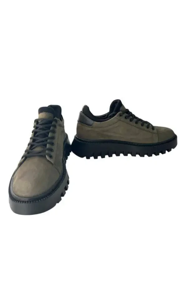 873 21171 MEN'S CASUAL SHOE-KHAKI NUBUCK FLOTTER - 4