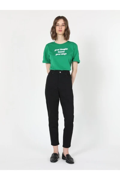 896 Maria Джинсы Mom Fit с зауженными штанинами, высокая талия, женские джинсы - 1