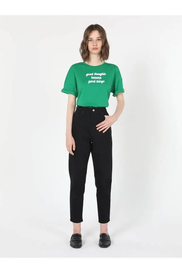 896 Maria Джинсы Mom Fit с зауженными штанинами, высокая талия, женские джинсы - 3