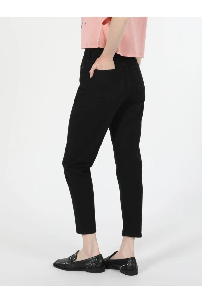 896 Maria Джинсы Mom Fit с зауженными штанинами, высокая талия, женские джинсы - 6