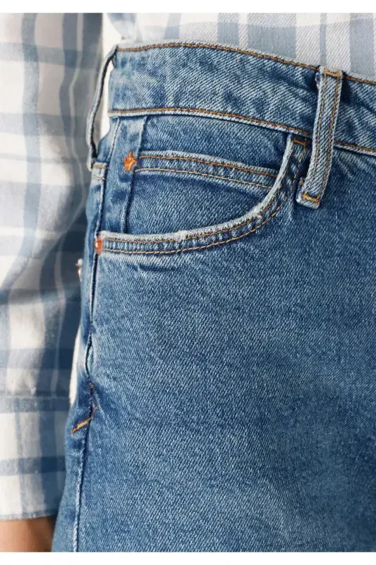 896 Maria Mom Fit High Waist Skinny Leg Jeans Women's Pants - 5