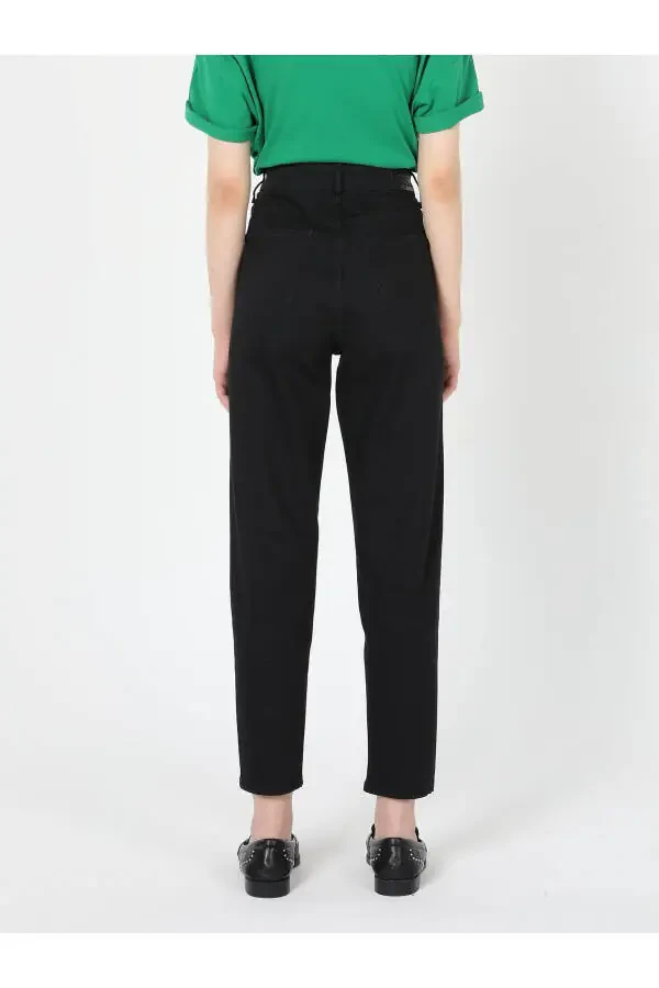 896 Marıa Yüksek Bel Daralan Paça Mom Fit Jean Kadın Jean Pantolon Cl1056043 - 2