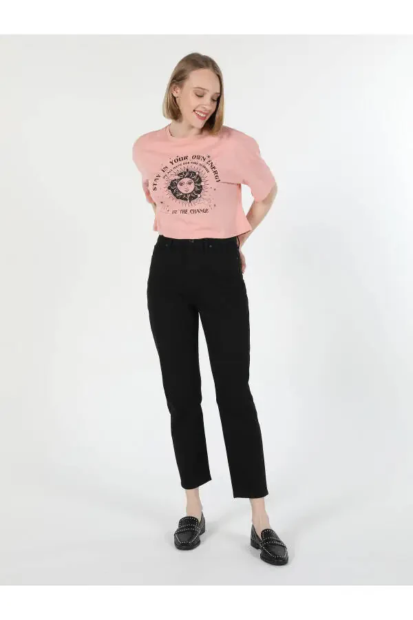 896 Marıa Yüksek Bel Daralan Paça Mom Fit Jean Kadın Jean Pantolon Cl1056043 - 7