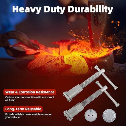 8MILELAKE Disc Brake Caliper Compressor Wind Back Tool 24pc Professional Caliper Tool Set - 4