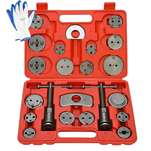 8MILELAKE Disk Tormoz Kaliper Kompressor Shamol Qaytarish Asbob 24 dona Professional Kaliper Asboblar To'plami - 1