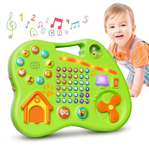 9-in-1 Bilingual Learning Toys for Toddlers 1-3, Montessori Educational Toy for 1-2 Year Old Girl Boy, Musical Baby Toy 6-12-18 Month Age, First Christmas 1st Birthday Gifts for 1+ Year Old - 1