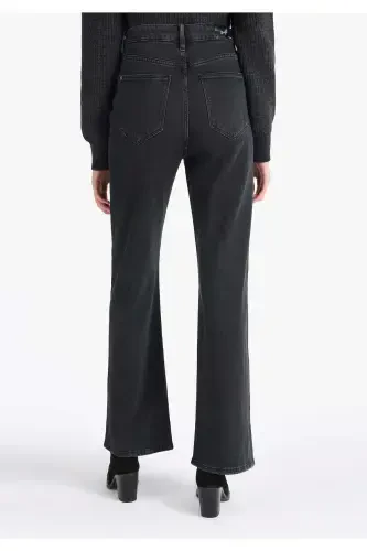 900 Laris Regular Fit High Waist Full Length Jean Pants - COLIN’S (1)