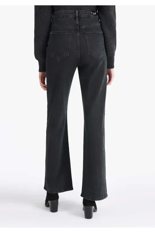 900 Laris Regular Fit High Waist Full Length Jean Pants - 2