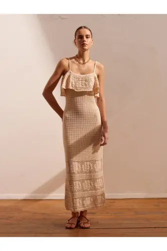 90195 Knit Tank Dress-natural-Natural - 1