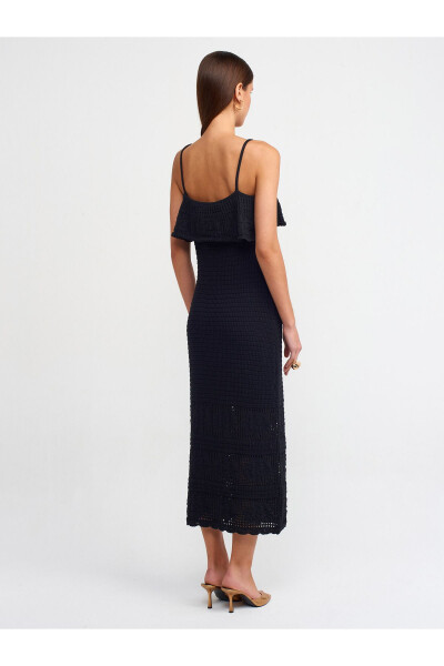 90195 Sleeveless Knit Dress - Black - Modazone (1)