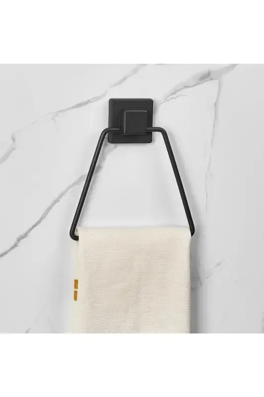 902 Kare Yapışkanlı Üçgen Havluluk Siyah - 3