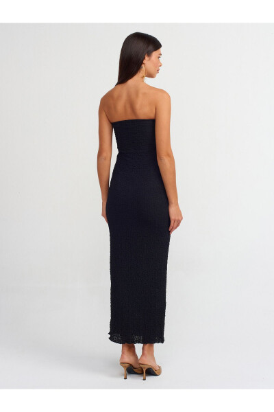 90870 Strapless Midi Dress - Black - 14