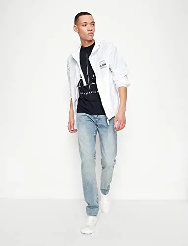 Crewneck t-Shirt That Includes Large Armani Exchange Logo from The 90's. - 3
