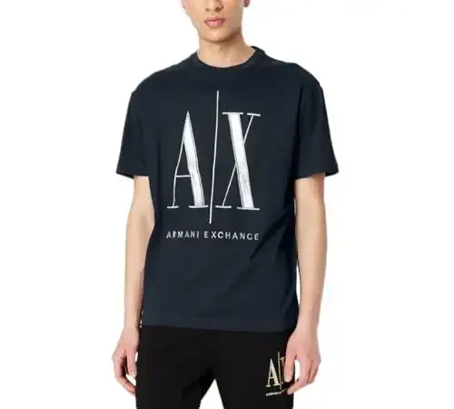 Crewneck t-Shirt That Includes Large Armani Exchange Logo from The 90's. - 1