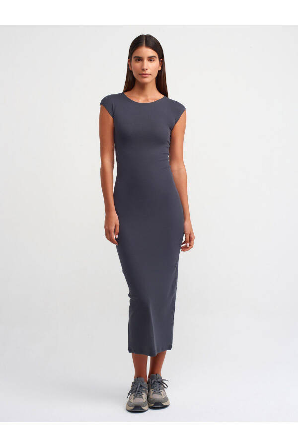 91097 Bodycon Dress - Anthracite - 17