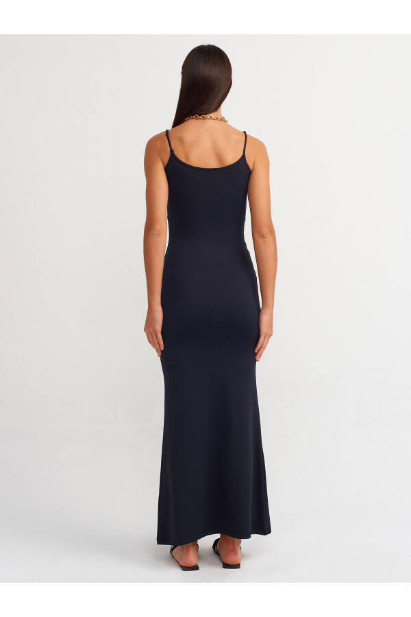 91175 Strapless Long Dress - Black - 18