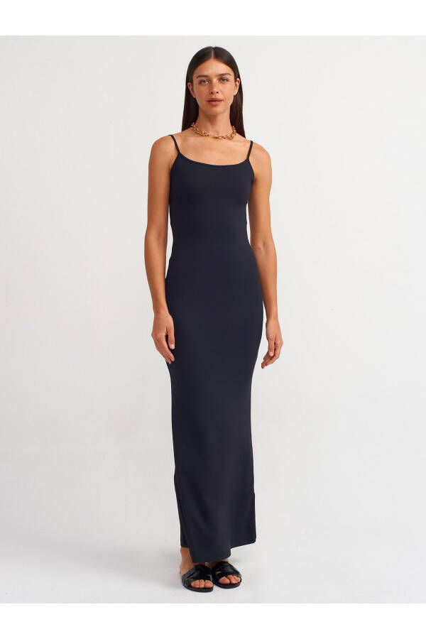 91175 Strapless Long Dress - Black - 15