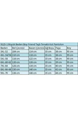 9125-6 Katta Hajmli Boy Friend Jinsi Shim - Antratsit - BÜYÜKBEDENIZ (1)