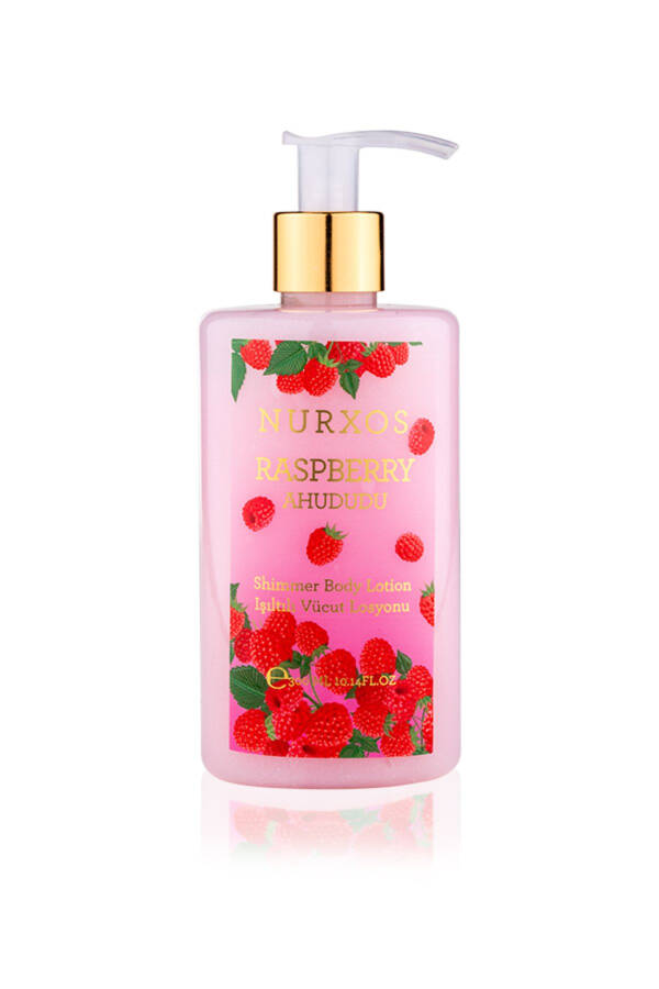 9175 Raspberry 300 ML Women & Men Shimmer Body Lotion - 1