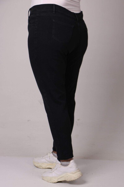 9183 Plus Size Skinny Long Leg Jeans - Anthracite - 3