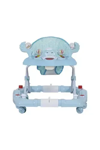 9228 Kiddy Ходунки Качалка Музыкальная Игрушка Ходунки Паук-Бирюзовый - 5