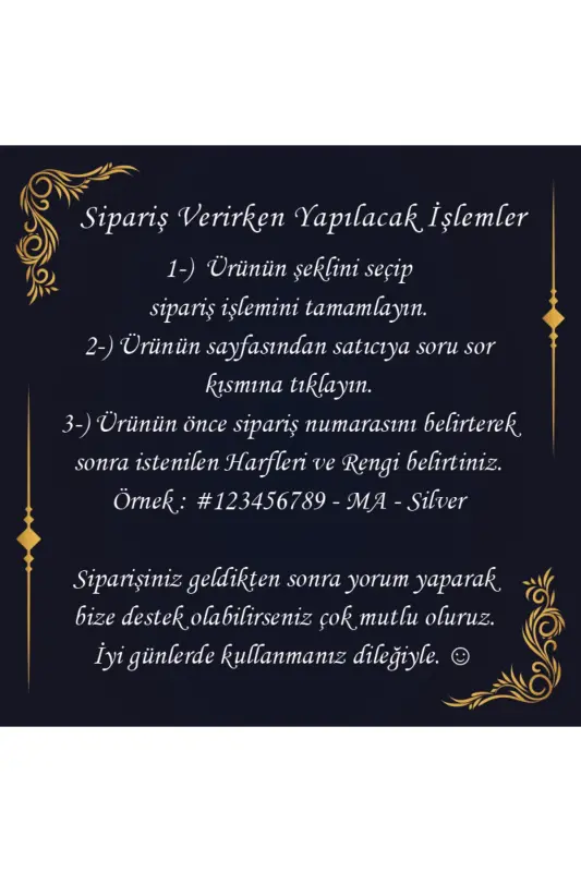 925 proba kumush 3 harfli qulf tugmasi oltin qoplamali kuyovga sovg'a shaxsiy-3 harfli - 7