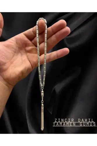 925 Sterling Complete Silver Tasbih - 4