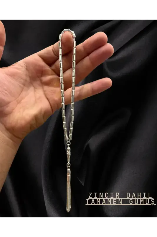 925 Sterling Complete Silver Tasbih - 4