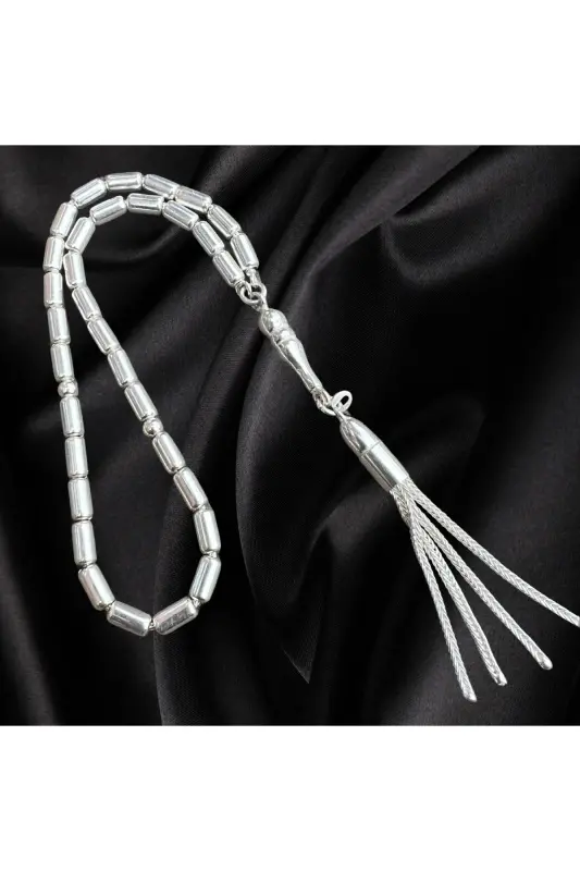 925 Sterling Complete Silver Tasbih - 5