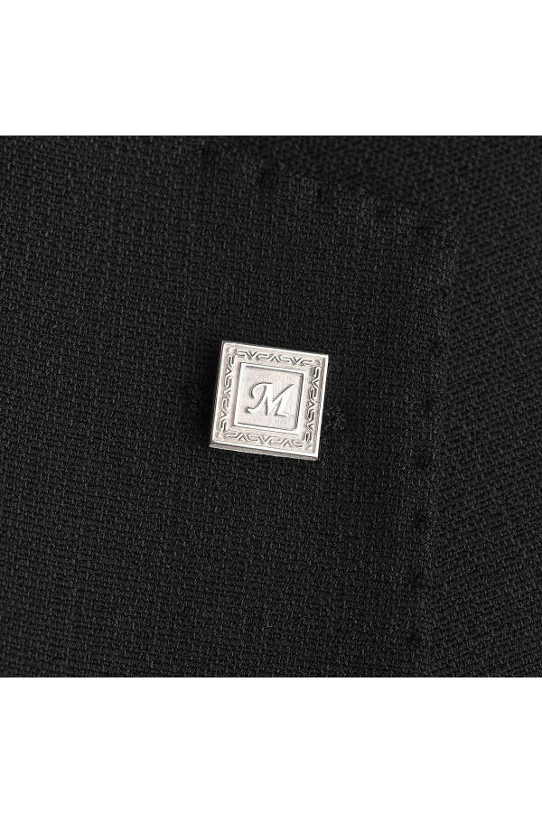 925 sterling kumush tugmachalar, bos harflar bilan o'yilgan, oltin qoplamali, kuyov uchun sovg'a, 3 harfgacha yozilishi mumkin - 2