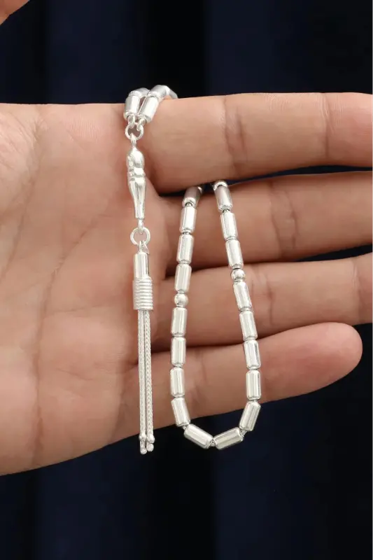 925 sterling silver medium size prayer beads - 1