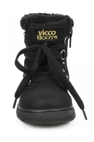 946.b20k.222 Baby Kids Boot-02 BLACK - 1