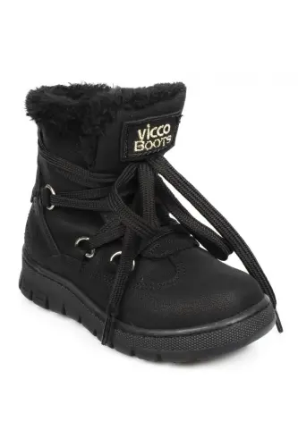 946.b20k.222 Baby Kids Boot - 02 BLACK 