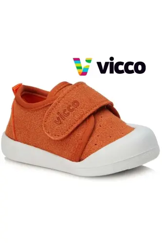 950.E19K.224 Anka İlk Adım Ayakkabısı turuncu-Turuncu 