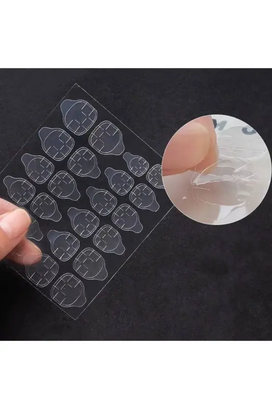 96 Harmless Pro Double Sided Prosthetic Nail Adhesive Tabs-96 - 4