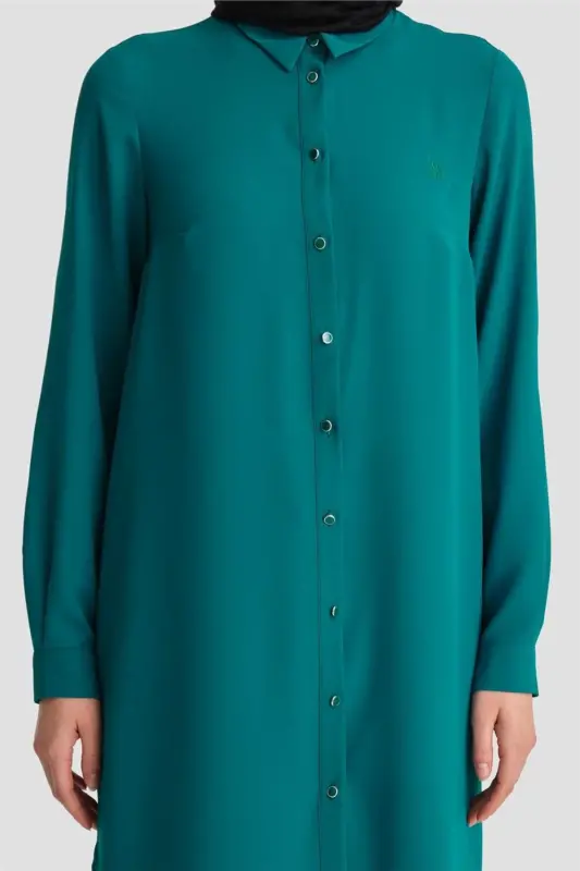A Logolu Tunik Orth411 Nefti - YEŞİL - 4