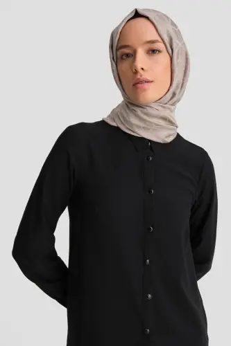 A Logolu Tunik Orth411 Siyah - SİYAH - 1