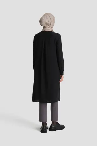 A Logolu Tunik Orth411 Siyah - SİYAH - 3