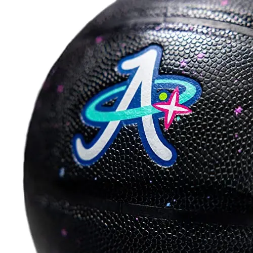 A Plus Collectibles Space Flight 1 Official Basketball, Charm Game To'pi; Ichki/Tashqi Kort, O'lcham 7, 29.5